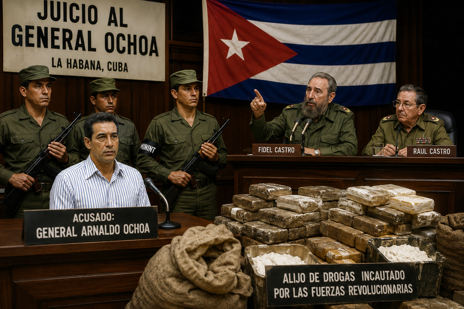JUICIO AL GENERAL OCHOA ( CUBA )